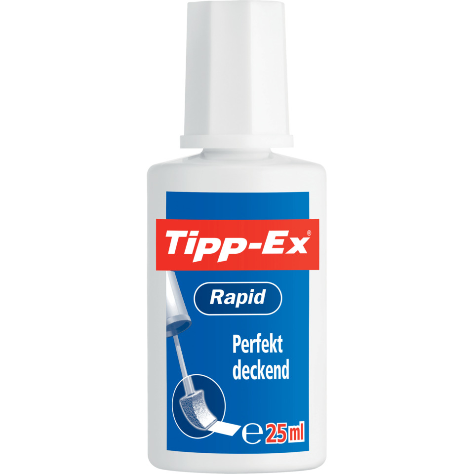 Top-Bedarf, Tipp-Ex, Klebstoff, Klarlack, Korrekturmittel, Klebestift, Tipp-Ex, Korrekturmittel, Korrekturflüssigkeit, 25 ml