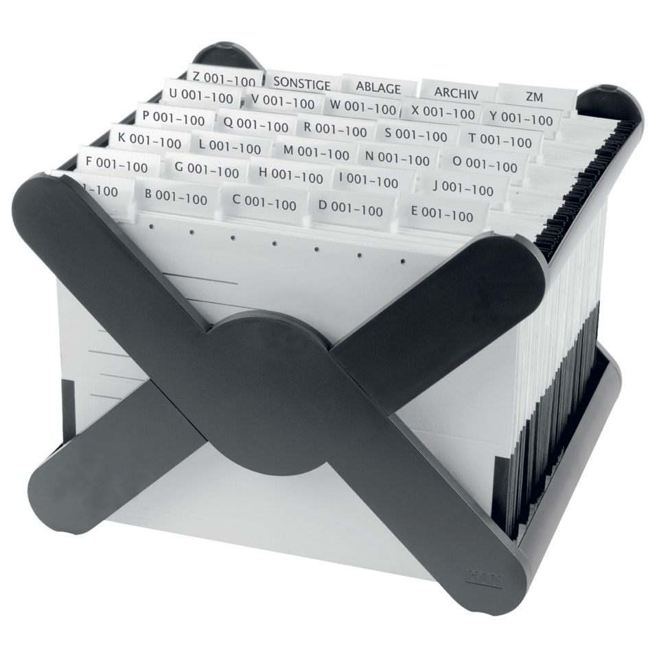Datei-Index, Dateiablage, Archivbox, Indexieranlage, Sortierbox