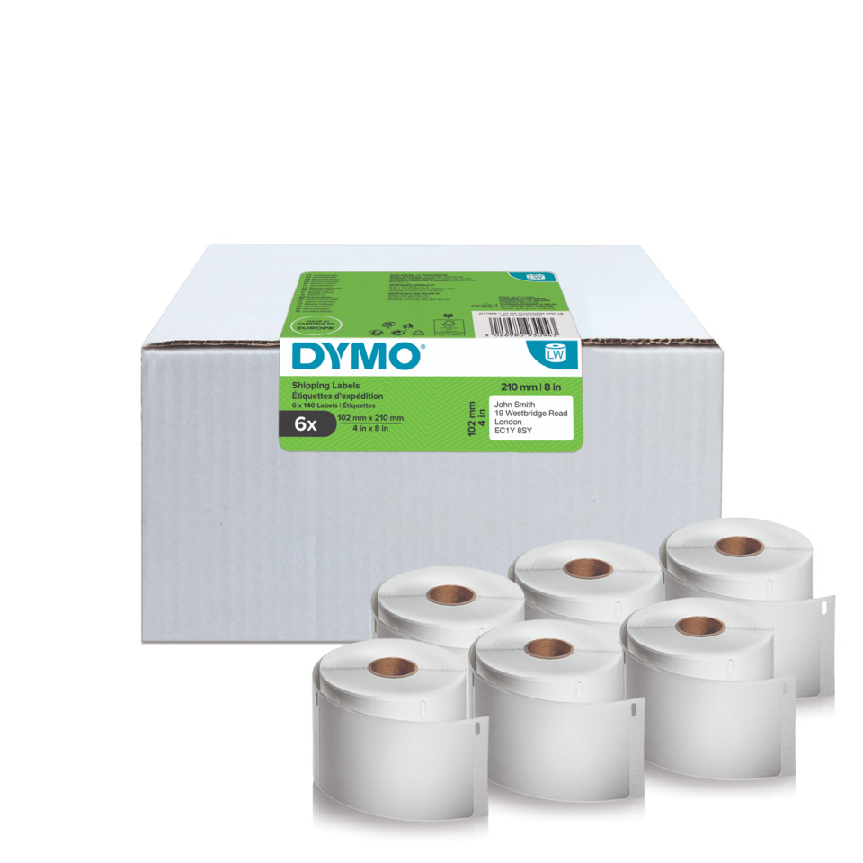 Etiketten, Versandetiketten, Klebeband, Etikettenrolle, Dymo Etiketten