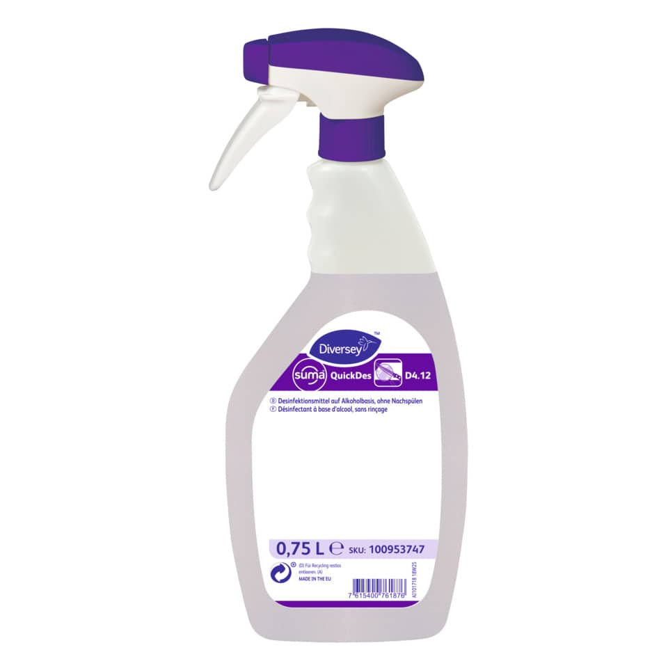 Desinfektionsmittel, Sprühflasche, Lösemittel, Alkoholbasis, 0,75 L