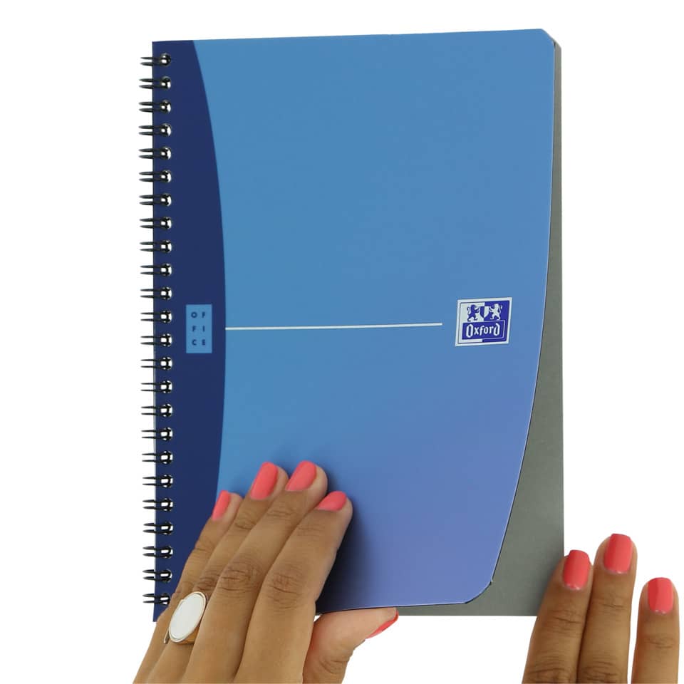 spiralnotebook, blauenotebook, Oxford, Hardcover, spiralbindung