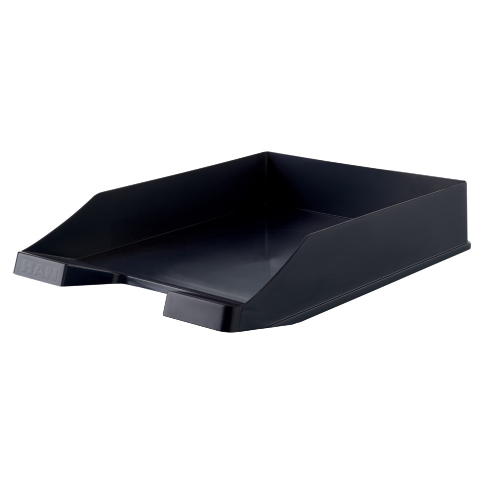 Ablagefach, Schreibtischablage, Papierablage, Organizer, schwarz