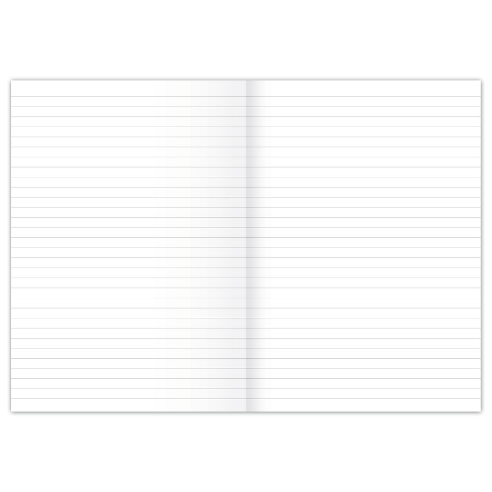 notebook, liniert, offen, Einband, Papier