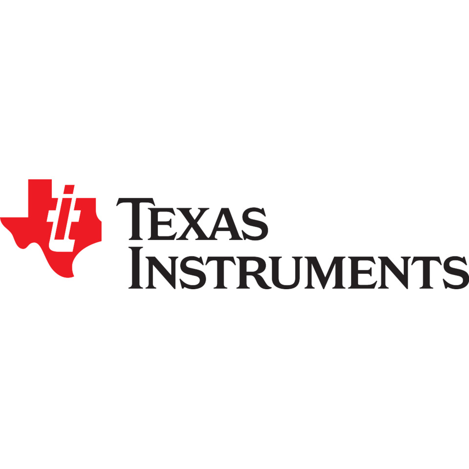 logo, Texas Instruments, Markenlogo, roter Grafik, Wortmarke