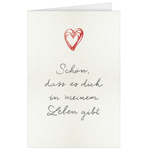 Valentinstagskarte, 11,5 x 17 cm  41-14306