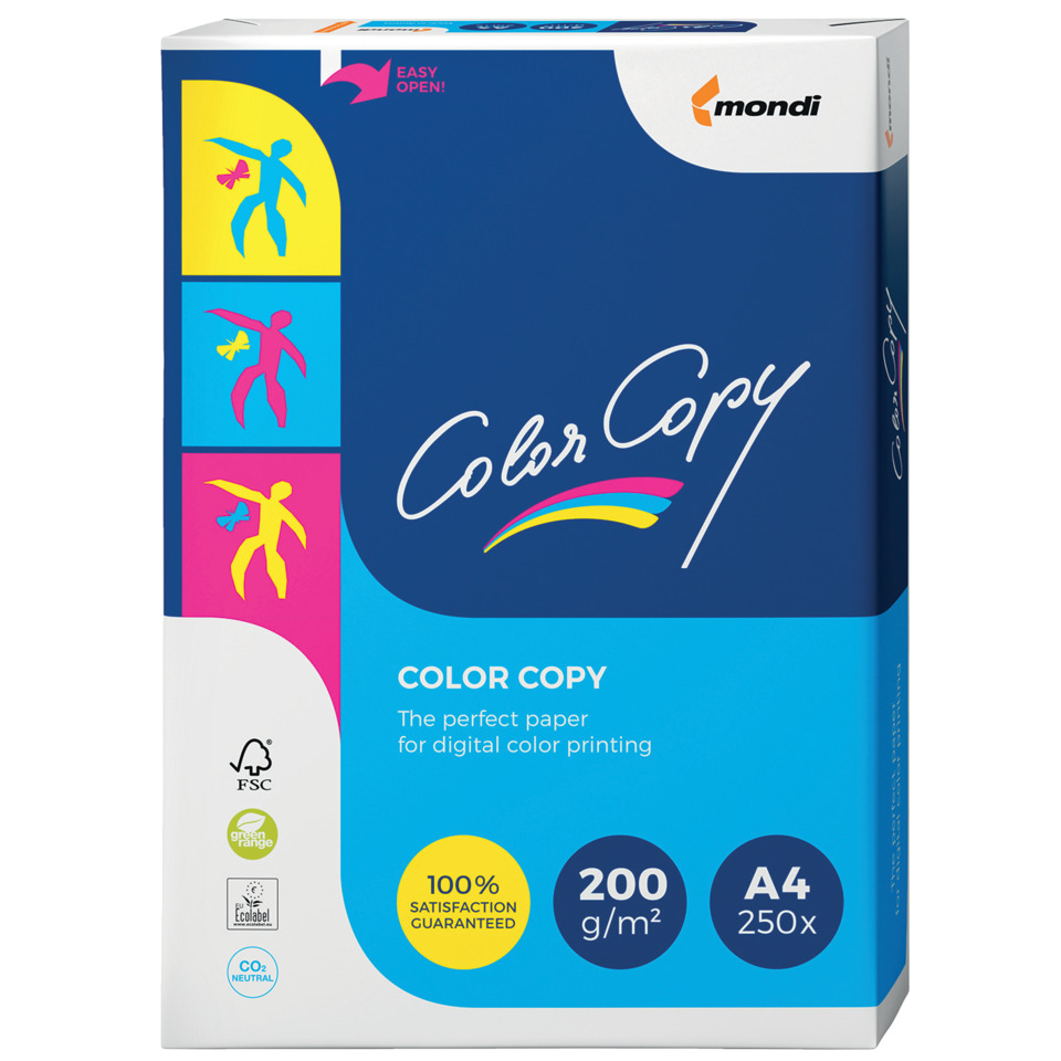 Color Copy, Color paper, A4, 200 g/m2, Druckpapier