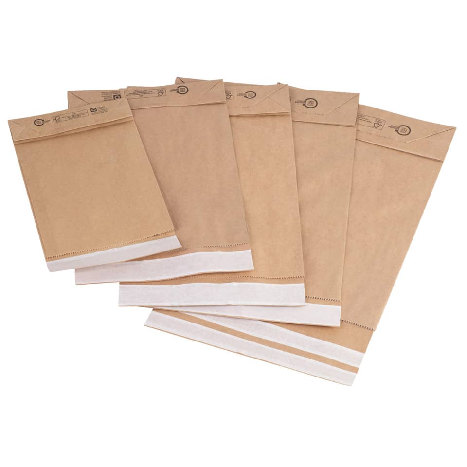 Kraftpapier-Umschläge, Verpackungstaschen, Schenkbeutel, Schnellverschluss, Papiertaschen