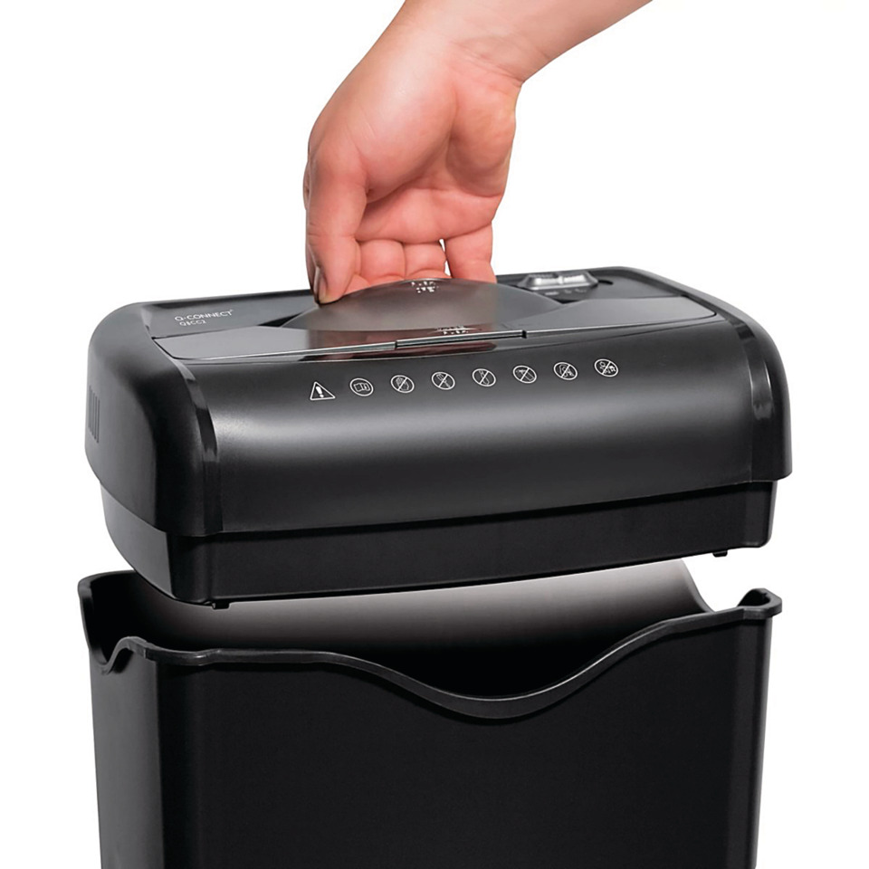 Schredder, Papierschredder, Papiervernichtung, Schredder mit Einwurf, Elektrischer Schredder