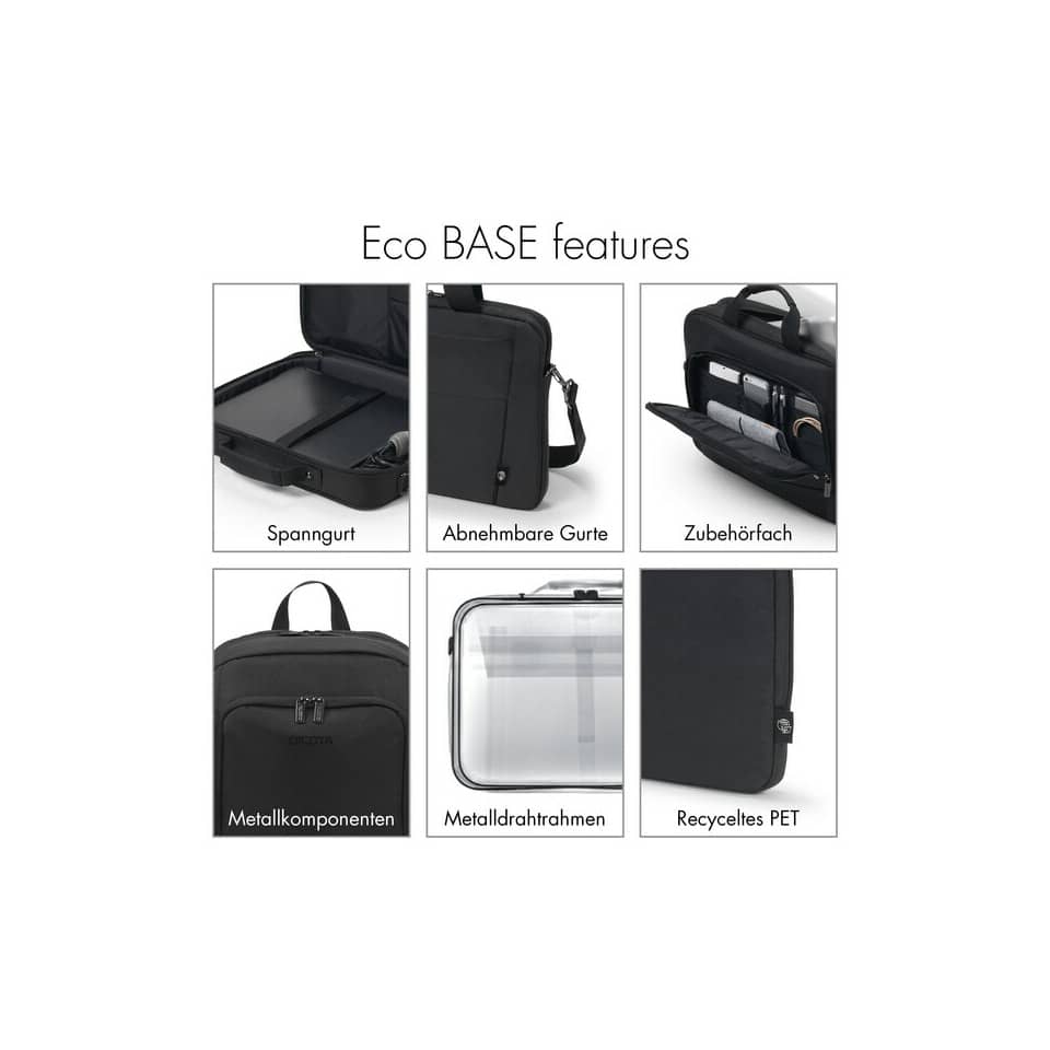 Reisetasche, Laptop Tasche, Zubehörfach, Metallkomponenten, Recyceltes PET