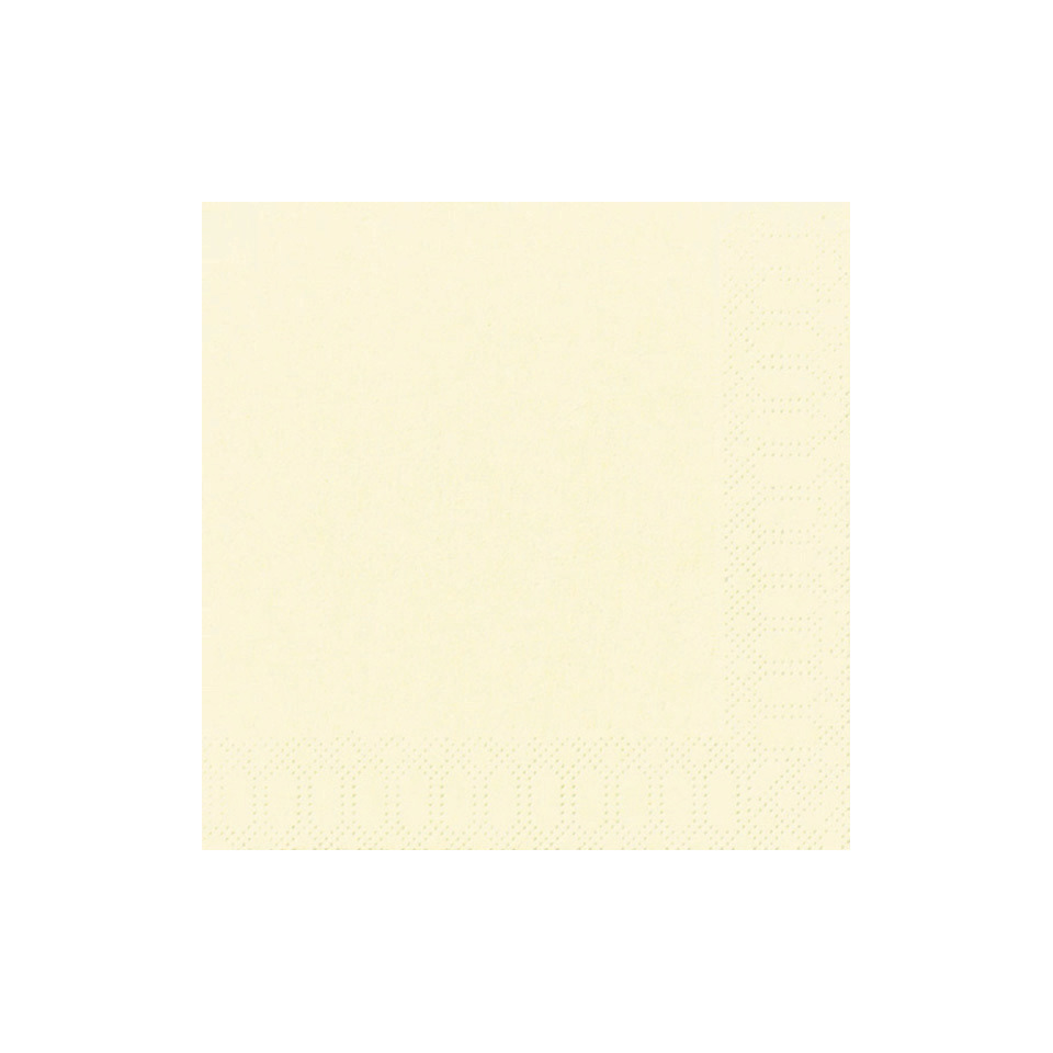 serviette, papiertuch, papierserviette, cremefarben, kantendesign
