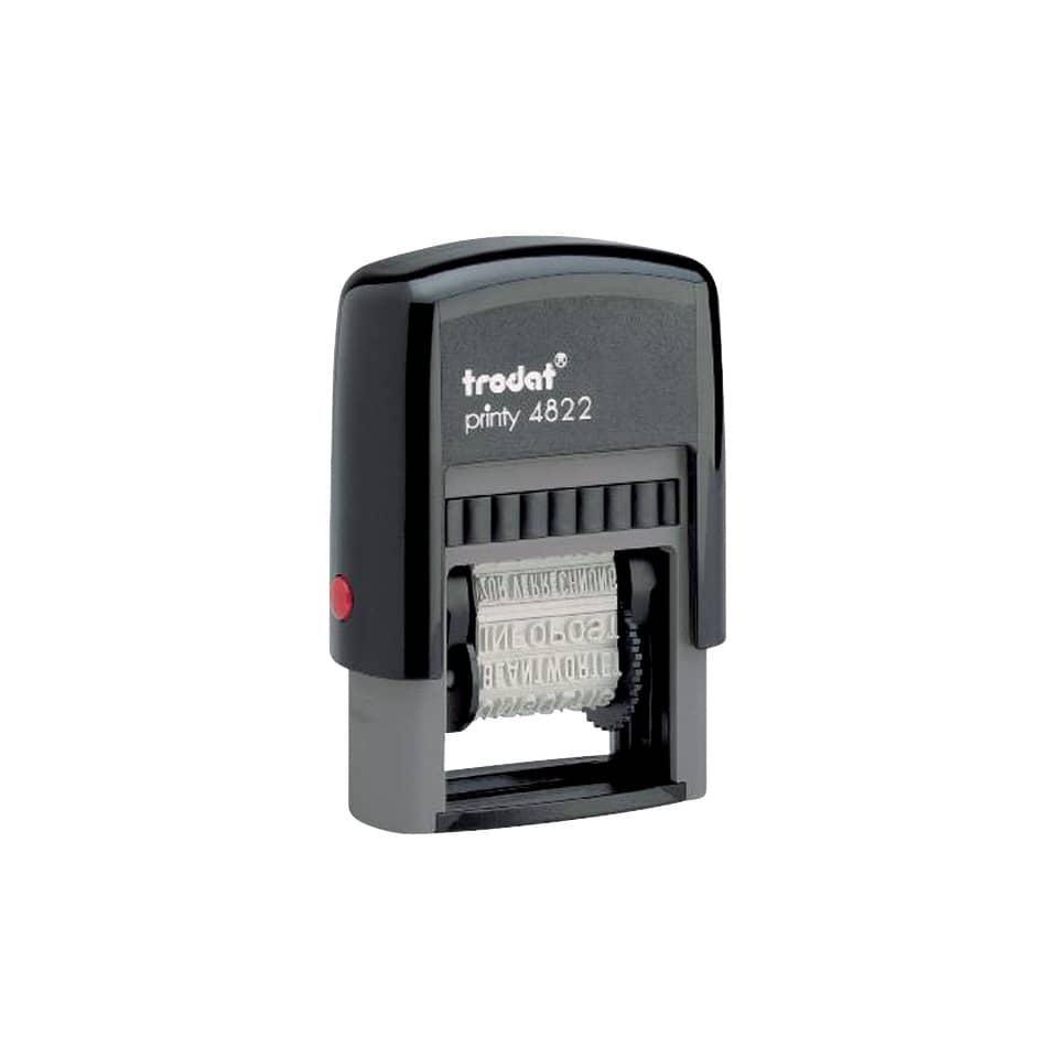 Wortbanddrehstempel Printy, 4mm, schwarz TRODAT 4822