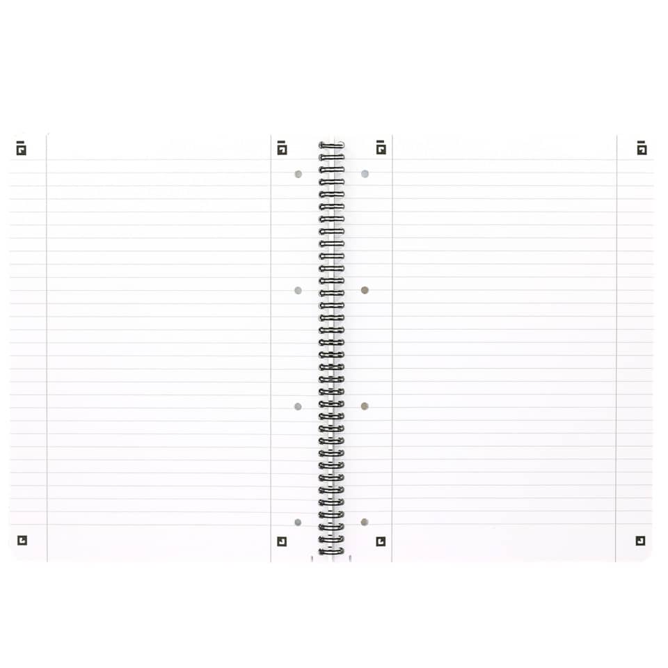 Notizbuch, Spiralbindung, Linierte Seiten, offen, Seiten