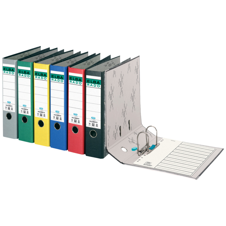 Ordner, Ordner m. Lochringe, Aktenordner, Farbe grün, Archivordner