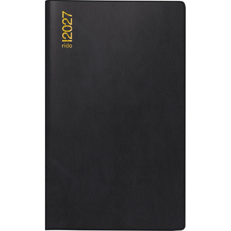notebook, black, leder, 2027, planer