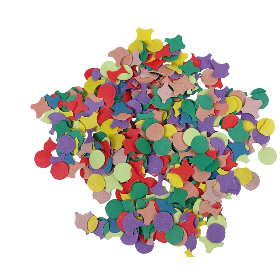 confetti, Papier-Konfetti, bunt, Kreise, -Partyausstattung