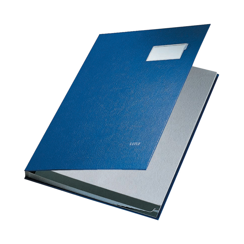 Ordner, Ordner A4, Blau, Hefter, Kunstleder