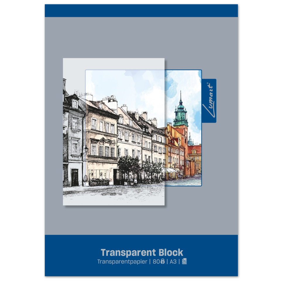 transparent paper, Block, Stadtstraße, Skizzenstil, Overlay-Karte