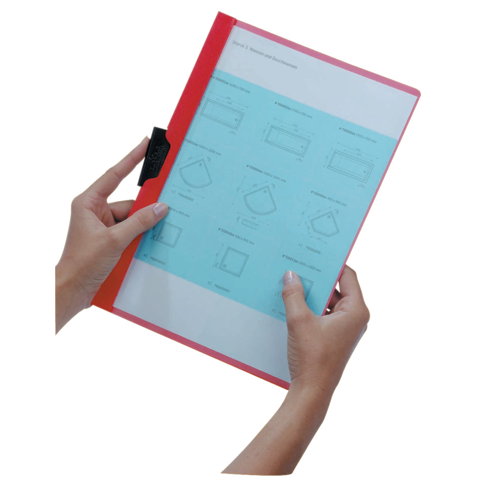 ordner, Publikumssordner, Tragegriff, Transparenter Beiblatt, A4-Ordner