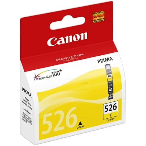 Inkjetpatrone CLI-526Y yellow CANON 4543B001