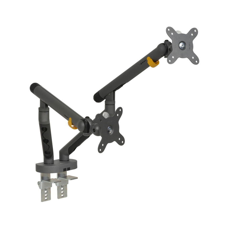 Monitorarm, Monitorhalterung, Armlagerung, Dualmonitor, Klemmarm