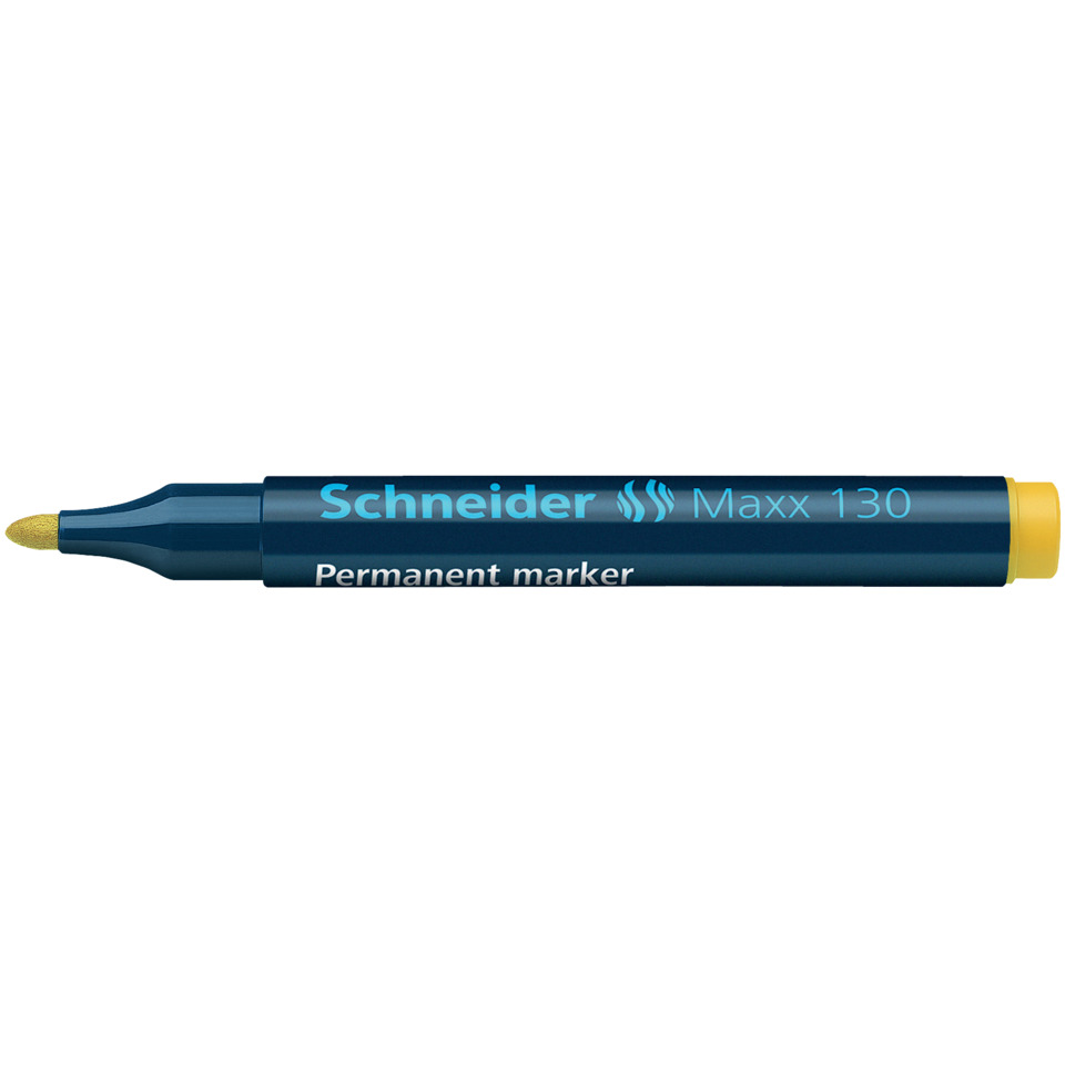 Permanent marker, Marker, Blauer Marker, Keilstift Spitze, Schneider Maxx 130