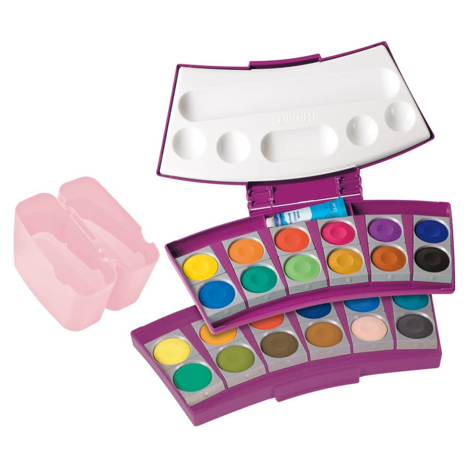 Aquarellfarben, Malkasten, Kunstset, Farbenbox, Palette