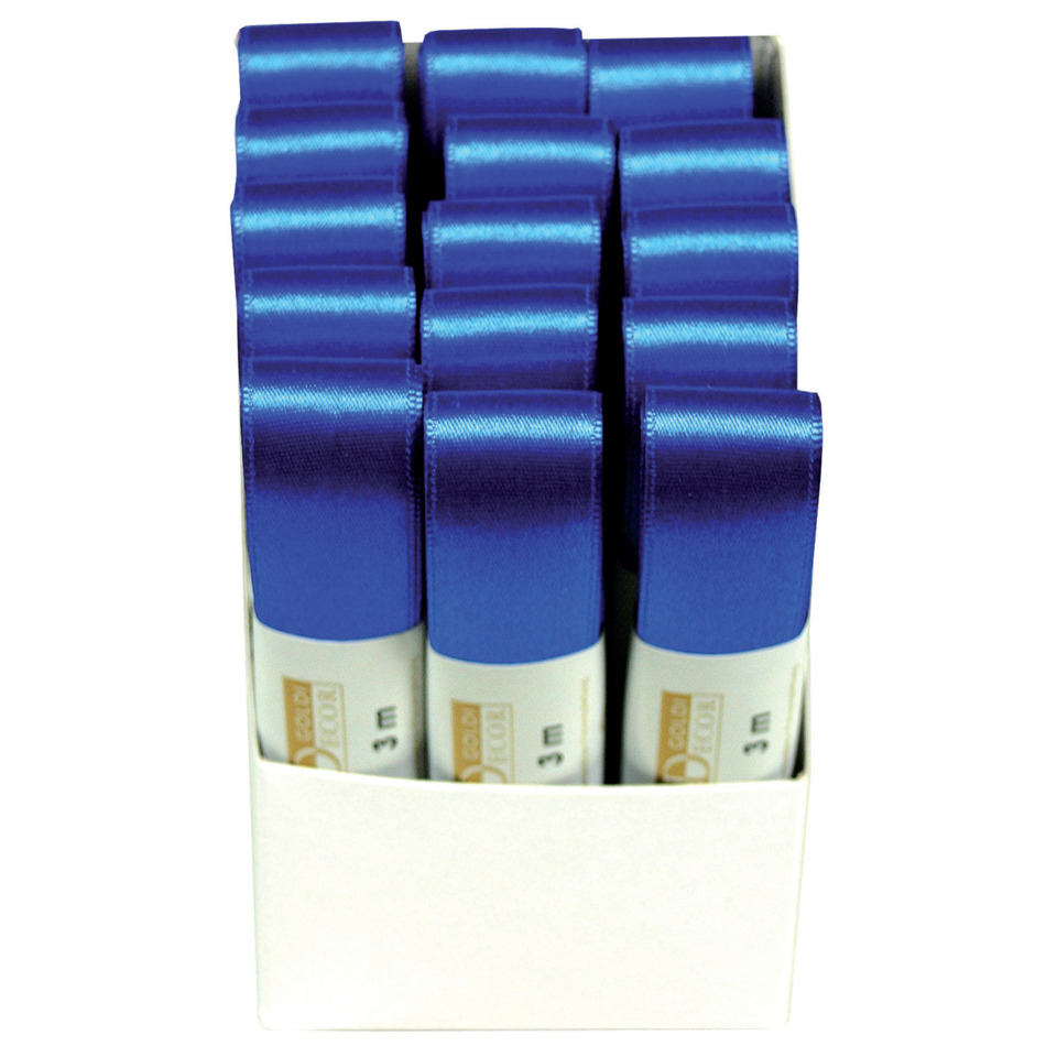 Doppelsatinband, 25mmx3m, ultramarin GOLDINA 1172025511503