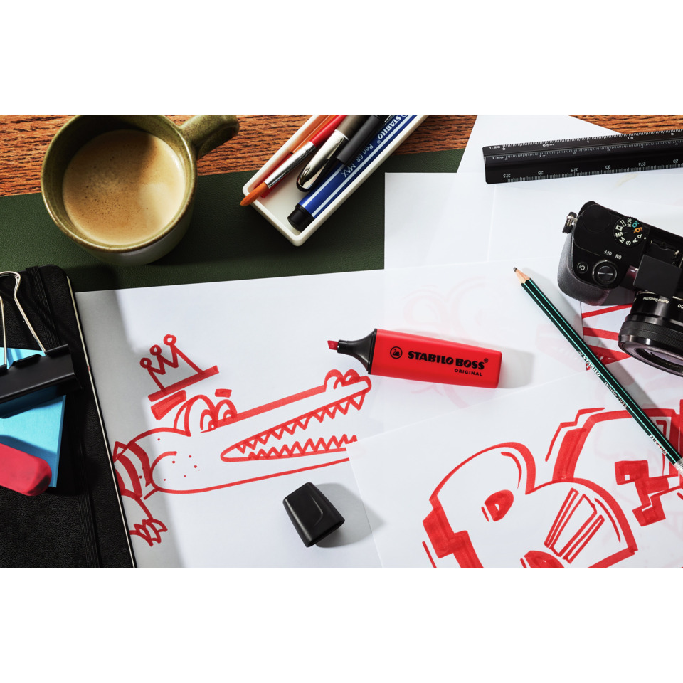 Kunstzeichnung, Stift, Marker, Papier, Design