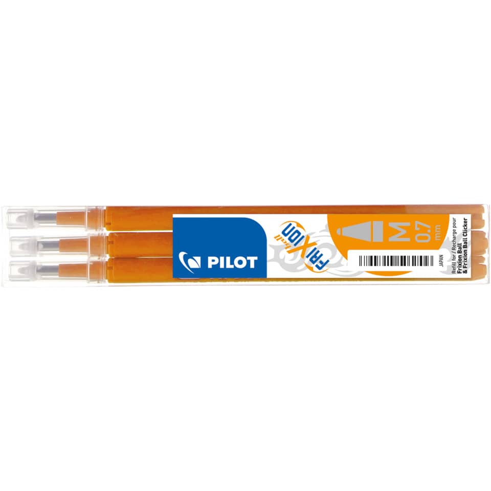 Kunststoffröhre, Tintenpatrone, Pilot, M-207, orange Tinte