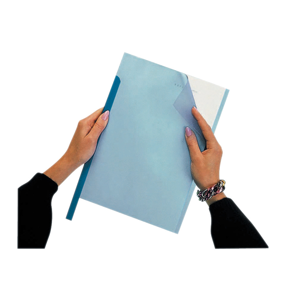 Hülle, Ordner, Dokumentenmappe, Kunststoff, Blau