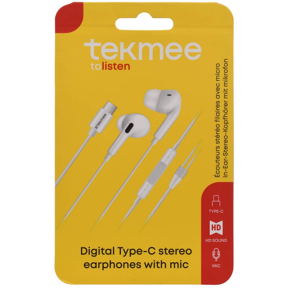 ohrhörer, in-ear, kabelgebunden, Type-C, mikrofon