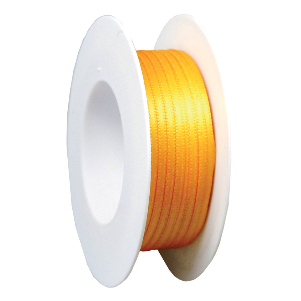 Garnrolle, Samtband, Gelb, Bandrolle, Spule