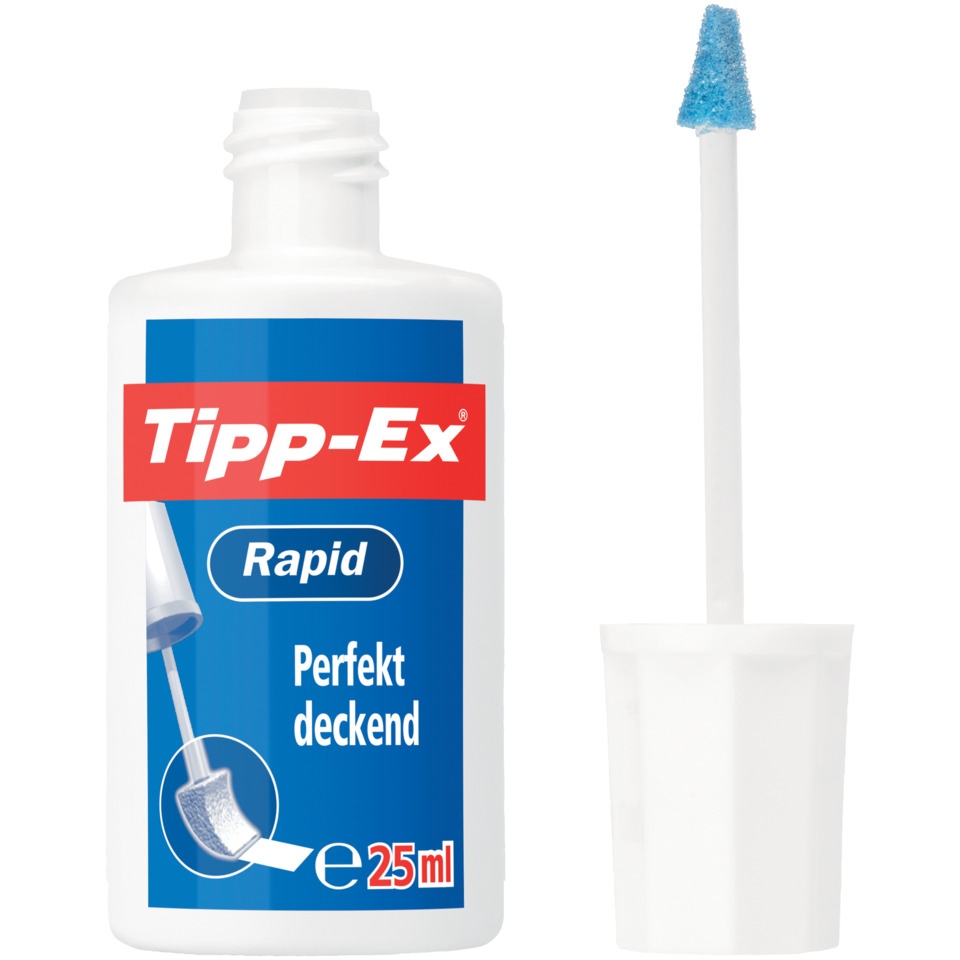 Zahnseide, Spülmittel, Rapid, Perfekt deckend, 25 ml, Tipp-Ex, Korrekturflüssigkeit, Rapid, Perfekt deckend, 25 ml