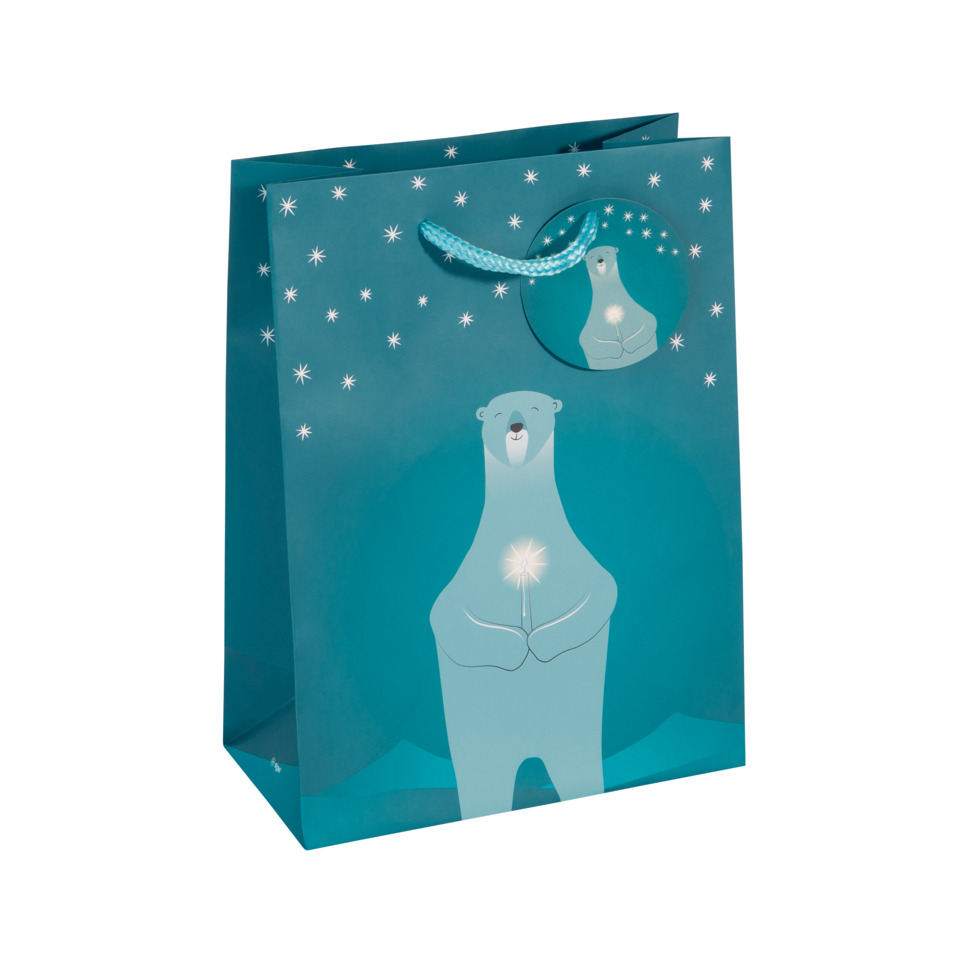 Geschenktasche, Polarurso, Polarbeit, Polarstern, Polarwägel