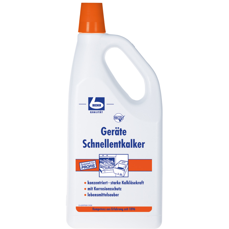 Reinigungsmittel, Schnellkalker, Kalklöser, Küchenreiniger, Flasche mit Henkel