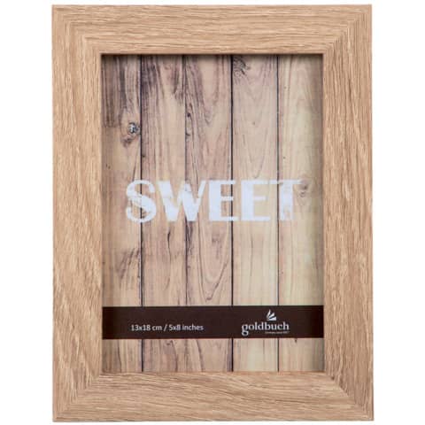 Bilderrahmen Dream - 13 x 18 cm, Kunststoff, natur GOLDBUCH 920563