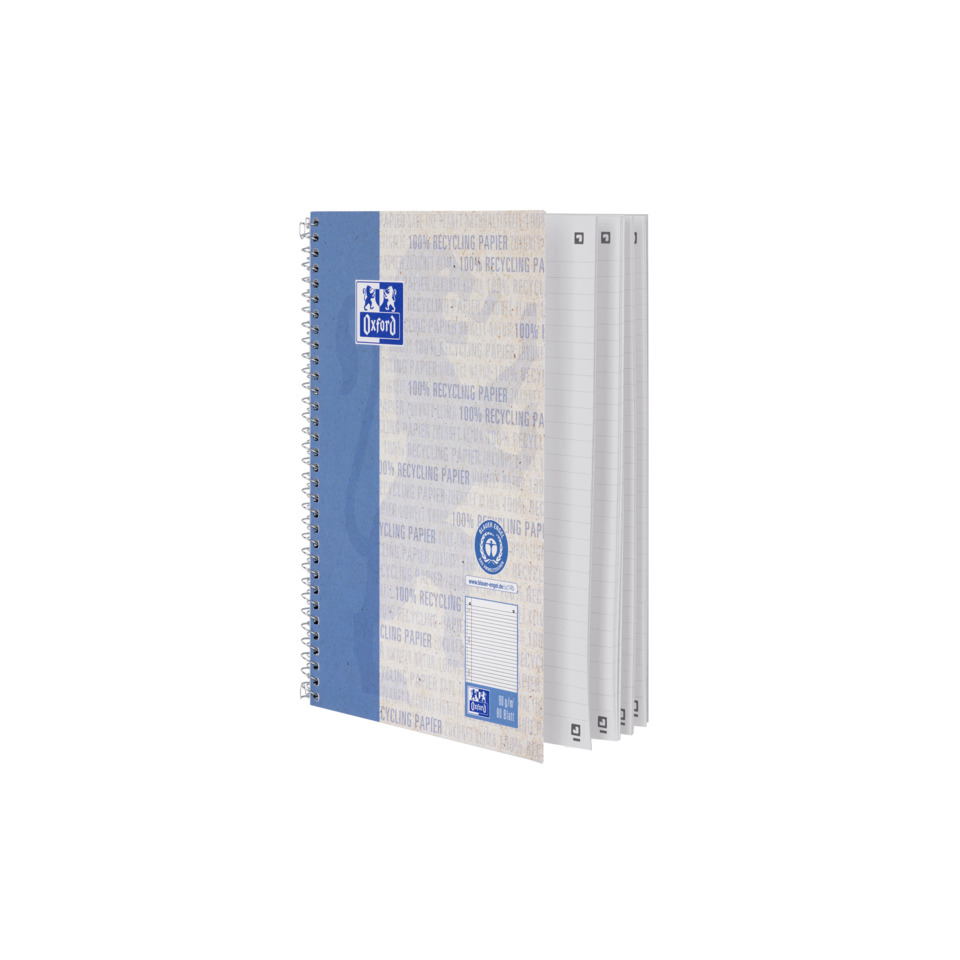 Notizbuch, Spiralbindung, Kartonpapier, Linienlayout, Mehrere Seiten