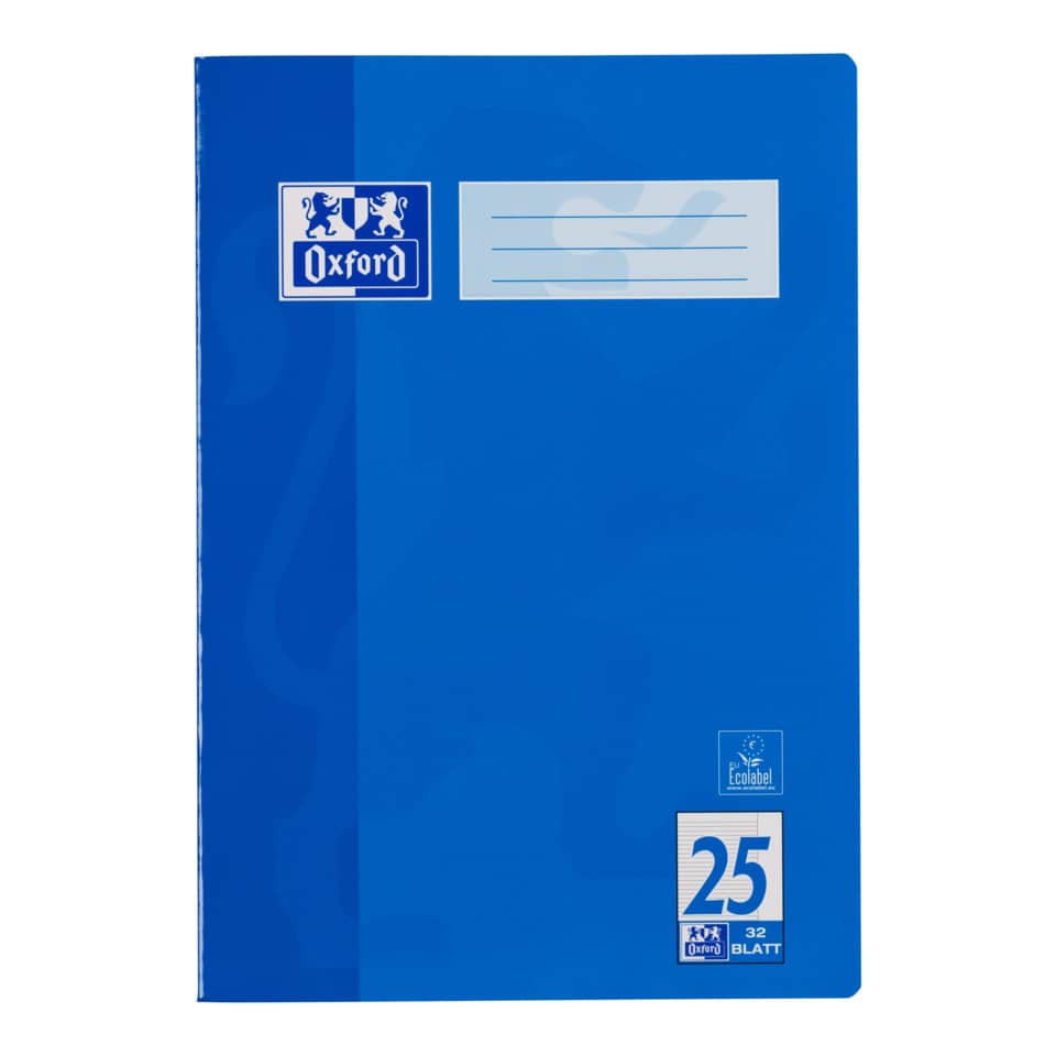Notizbuch, Blau, 25 Blätter, Notizblock, Heft