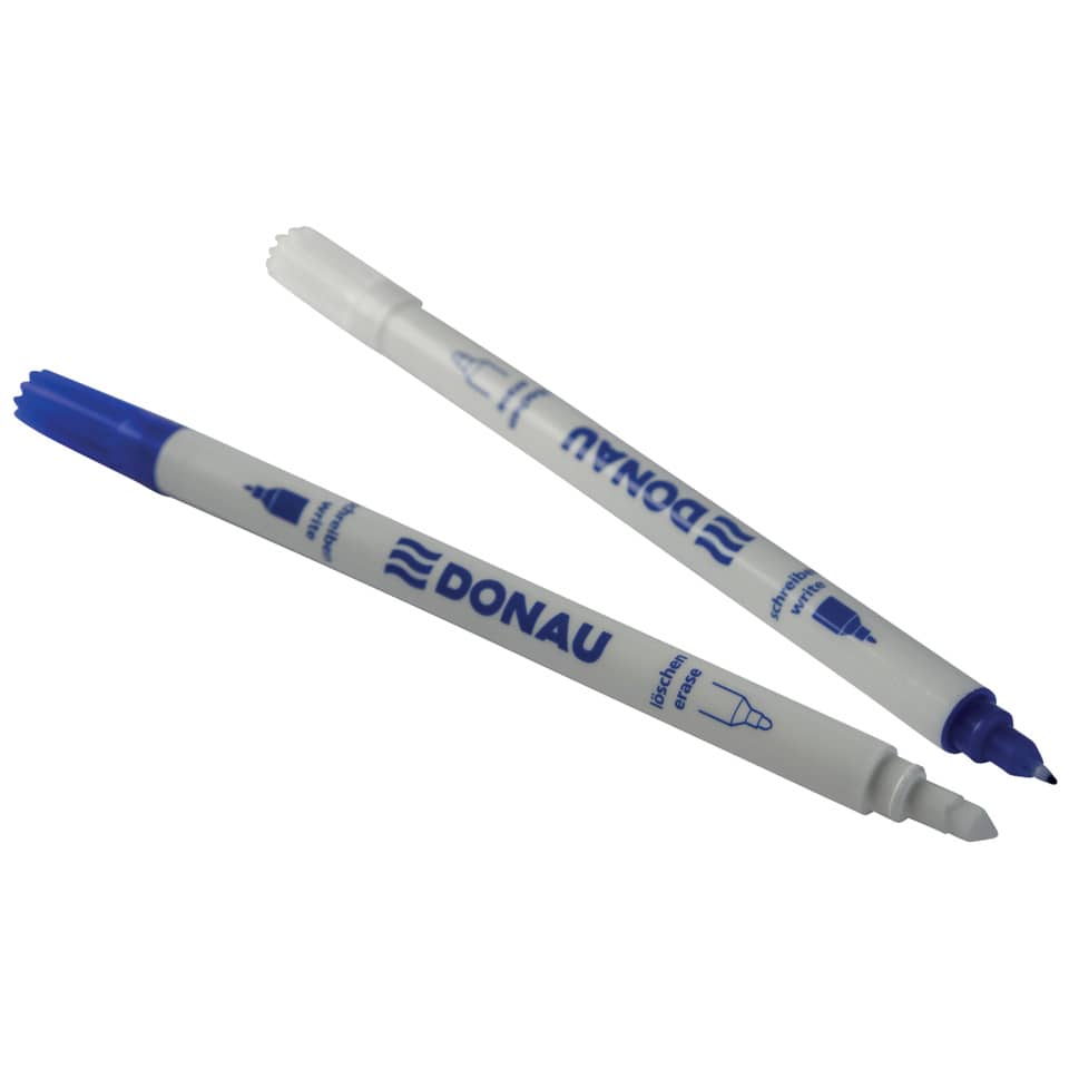 Marker, Whiteboard marker, Dry erase, Blue ink, Chisel tip