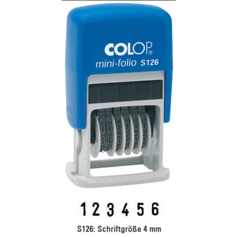 Ziffernstempel Mini-Dater, selbstfärbend COLOP 128280