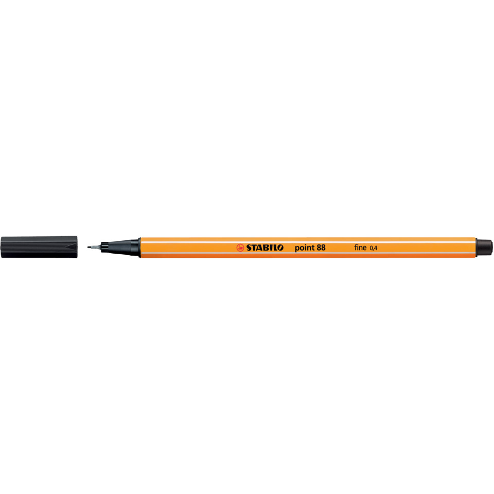 Marker, Feinspitze, Orange, Permanentmarker, Stabilo