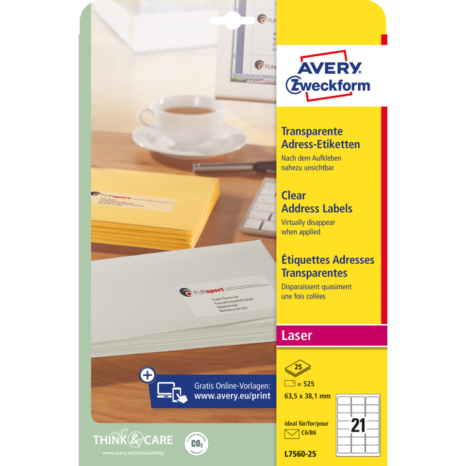 Briefumschläge, Kartenumschläge, Adressetiketten, Laser, Gelb-rot-Label, mailer, Umschlag, Etiketten, Adressetiketten, Laserschnitt