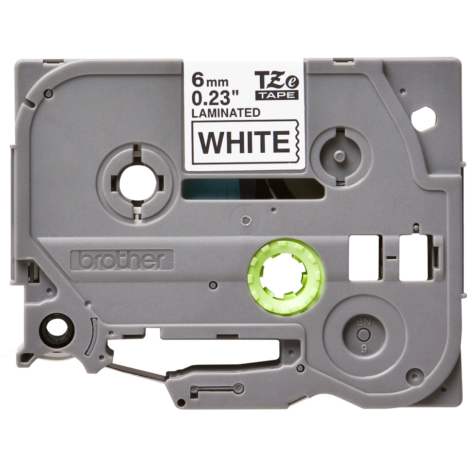 Kassette, Tape, 6mm, Laminiert, White