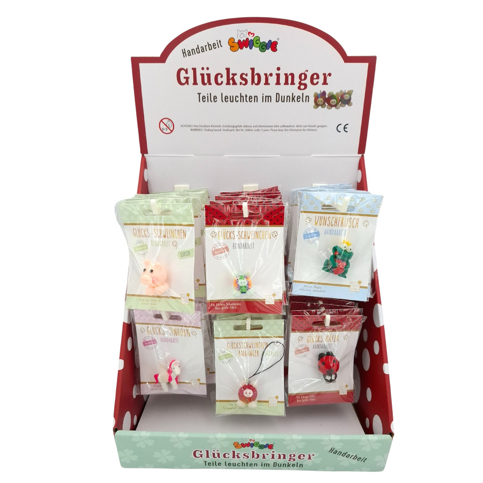Schmuckanhänger, Glücksbringer, Handarbeit, Kleinstspielzeug, Deko-Set