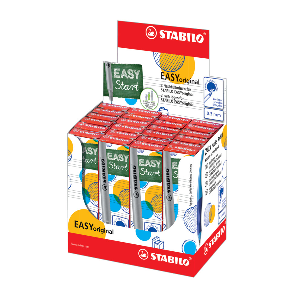Bleistifthalter, Kugelschreiber, Tintenpatronen, Stabilo Easy Start, Prittstift