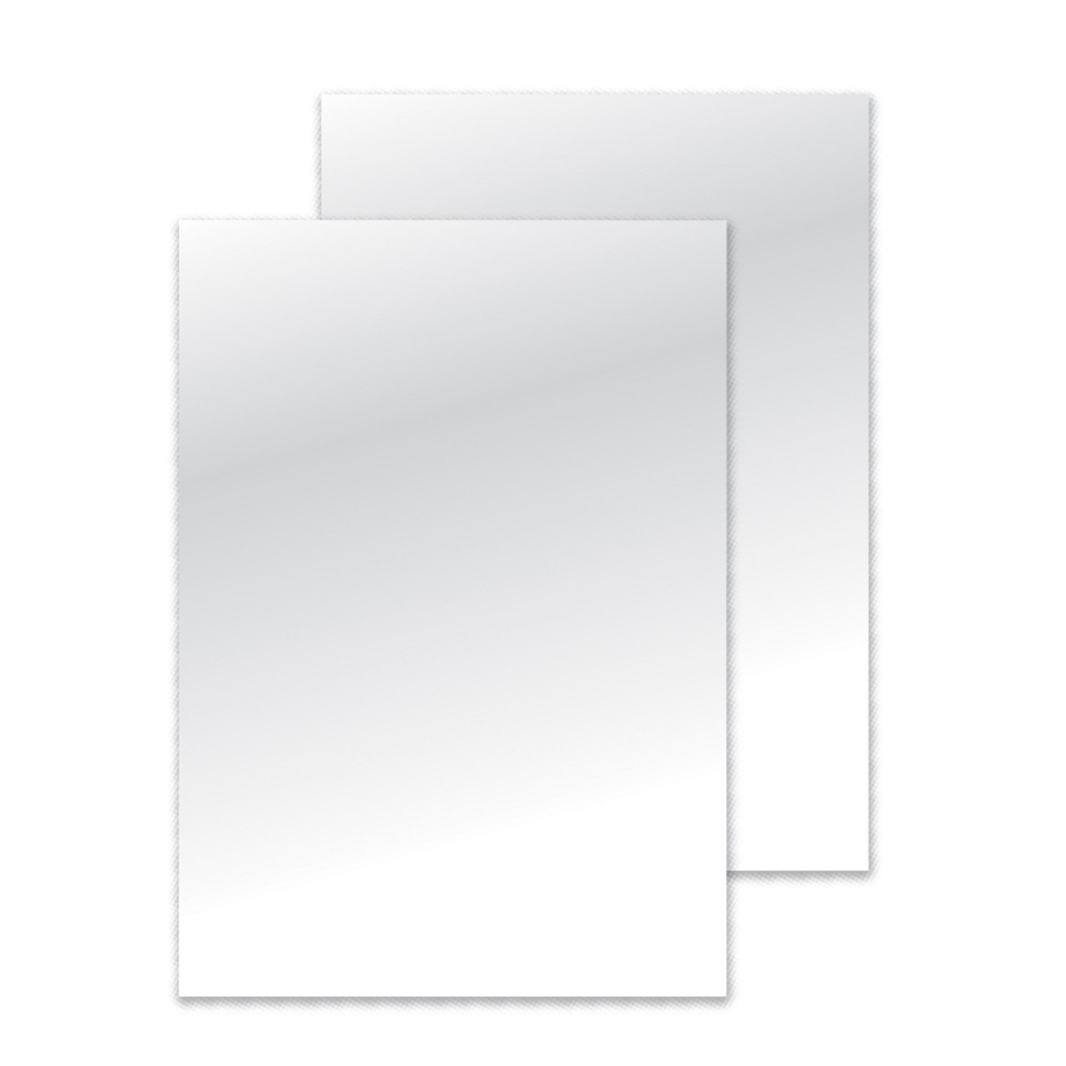 Spiegelfolie, Spiegel, Glasplatte, Reflexion, Doppelspiegel