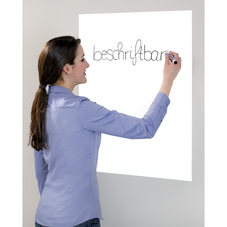 whiteboard, frau, marker, schreiben, tafel