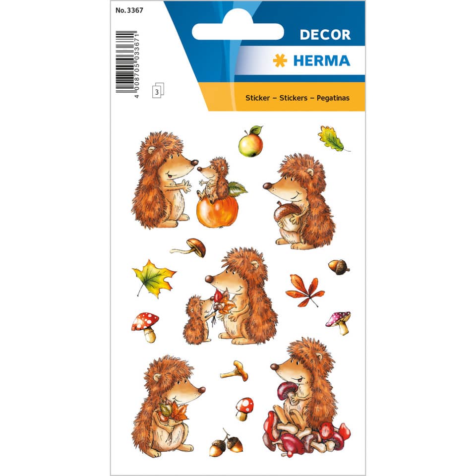 Igel, Sticker, Herbst, Motive, Tierchen