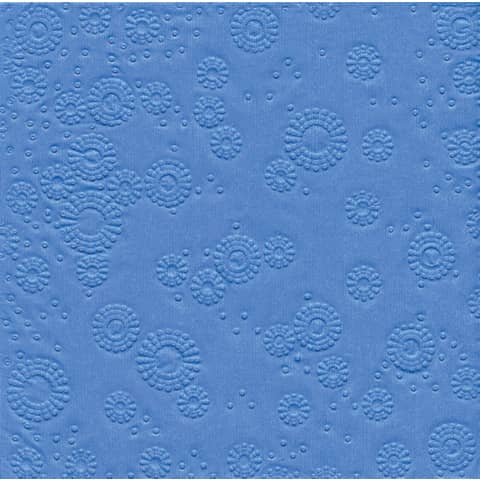 Zelltuch-Serviette, 33 x 33cm, 3-lagig, hellblau PAPER+DESIGN 24020