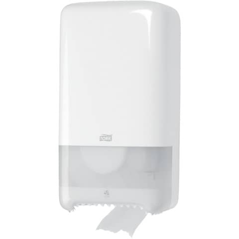 Doppelrollenspender T6 für Midi Toilettenpapier, weiß TORK 557500